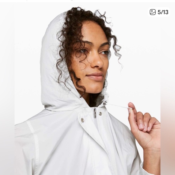 lululemon athletica the lab verdante jacket in vapor sz 8 - Picture 4 of 6